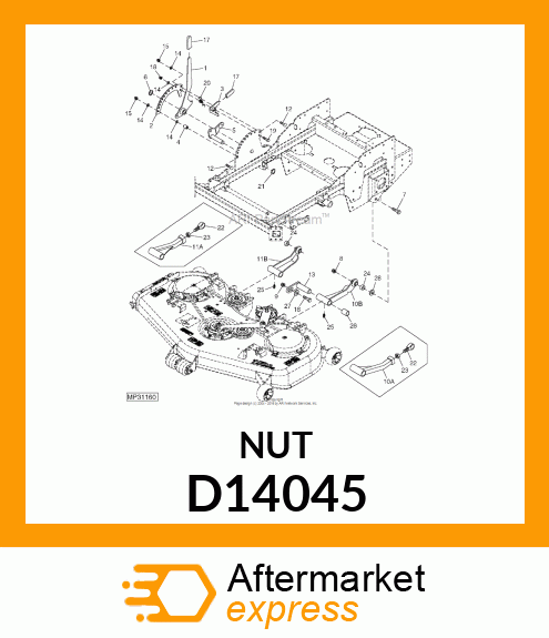 Nut D14045