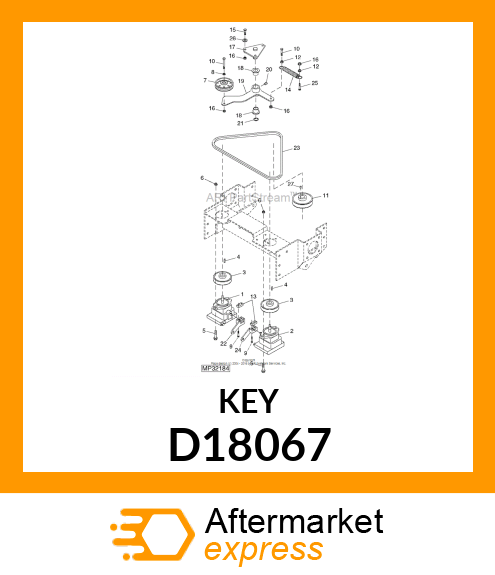 SHAFT KEY D18067