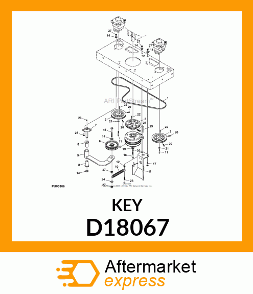 SHAFT KEY D18067