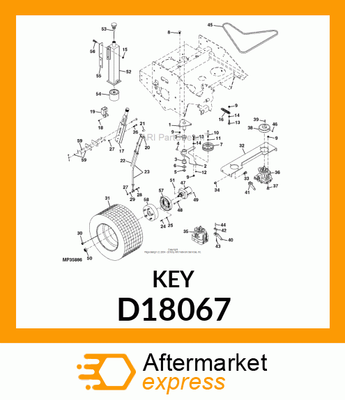 SHAFT KEY D18067