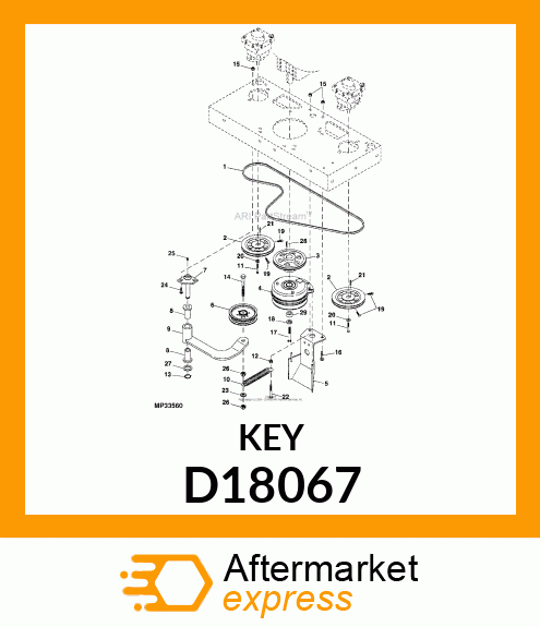 SHAFT KEY D18067