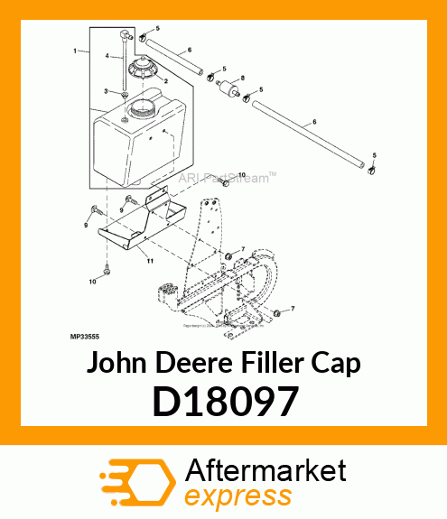 FUEL CAP D18097