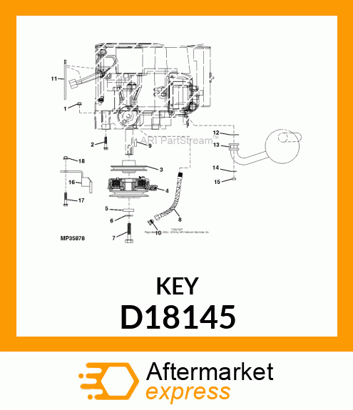 SHAFT KEY D18145