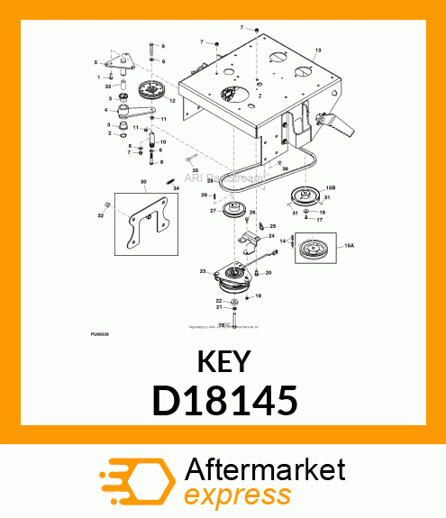 SHAFT KEY D18145