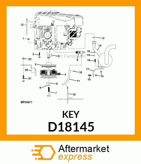 SHAFT KEY D18145