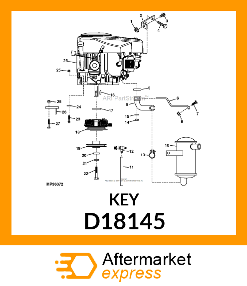 SHAFT KEY D18145