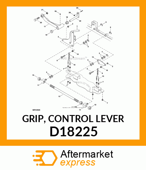 GRIP, CONTROL LEVER D18225