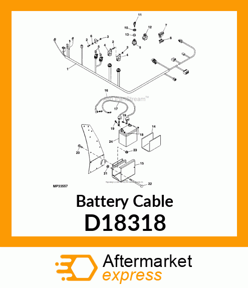 Battery Cable D18318