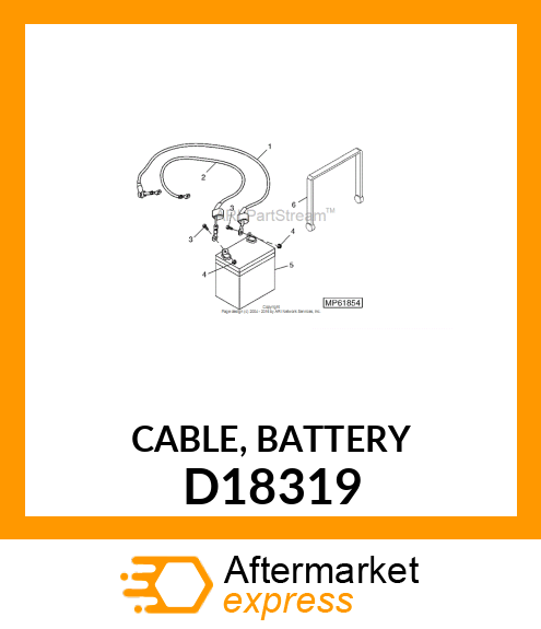 CABLE, BATTERY D18319