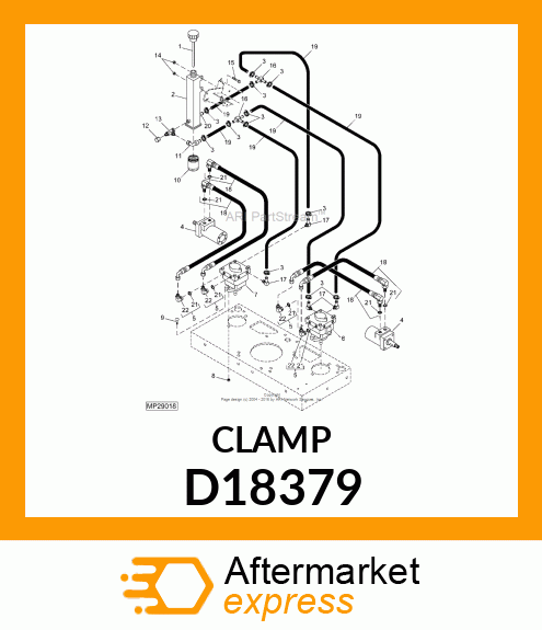 CLAMP, HOSE D18379