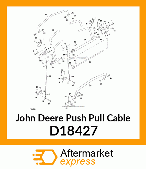 CABLE, CHOKE D18427