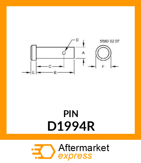 Pin Fastener D1994R