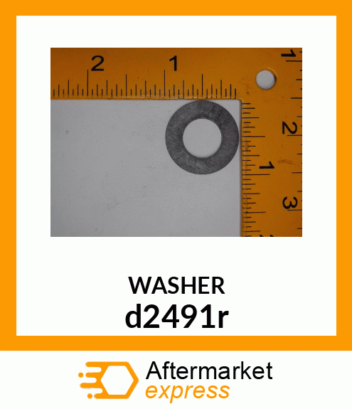 WASHER, METALLIC, ROUND HOLE d2491r