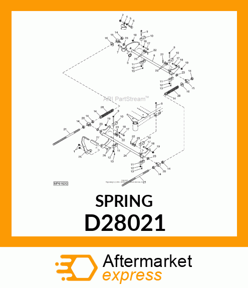 SPRING, LATCH D28021