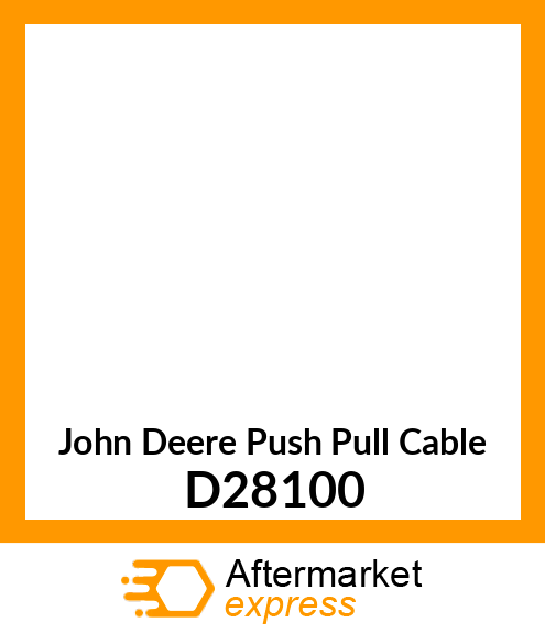 Push Pull Cable D28100