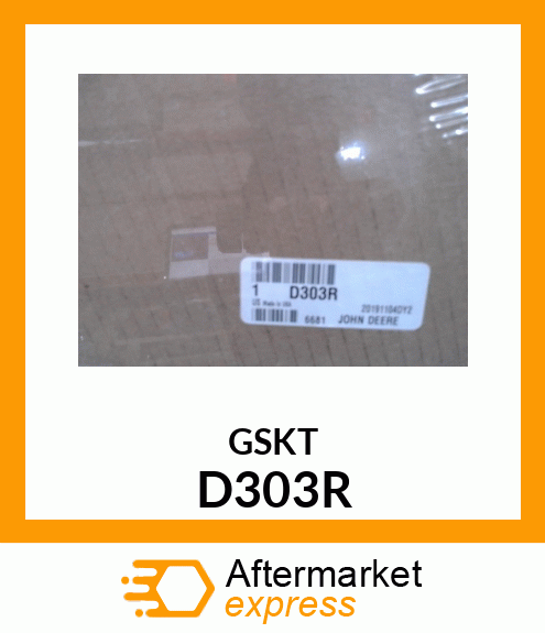 GASKET, RADIATOR TOP TANK D303R