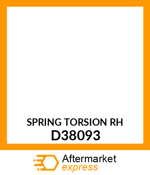 SPRING TORSION RH D38093