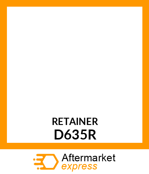 RETAINER, FRONT WHEEL FELT D635R