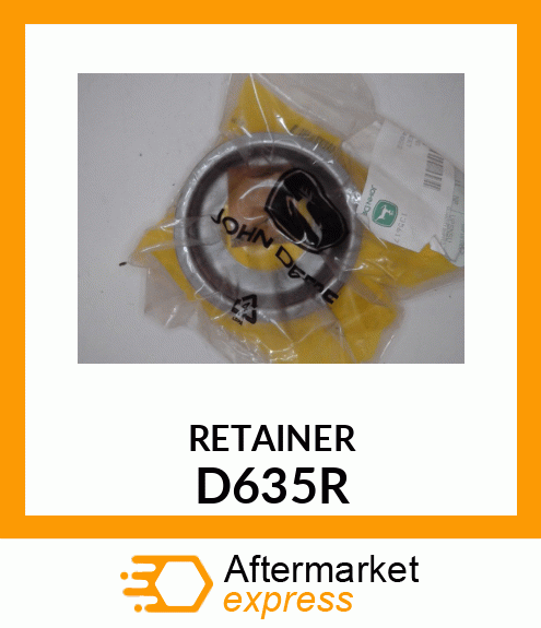 RETAINER, FRONT WHEEL FELT D635R