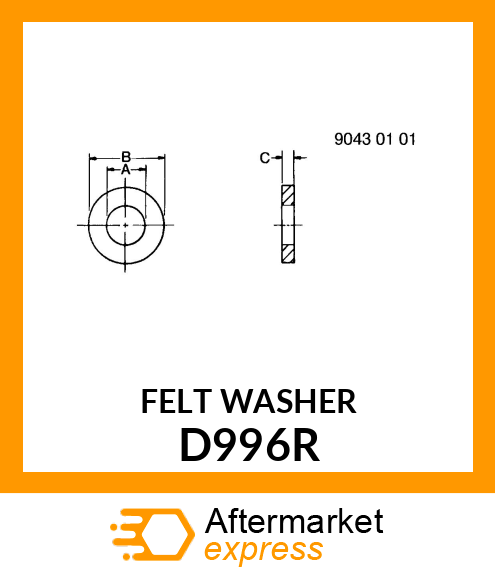 WASHER,FELT D996R
