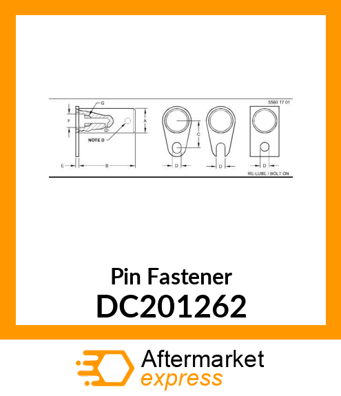 Pin Fastener DC201262