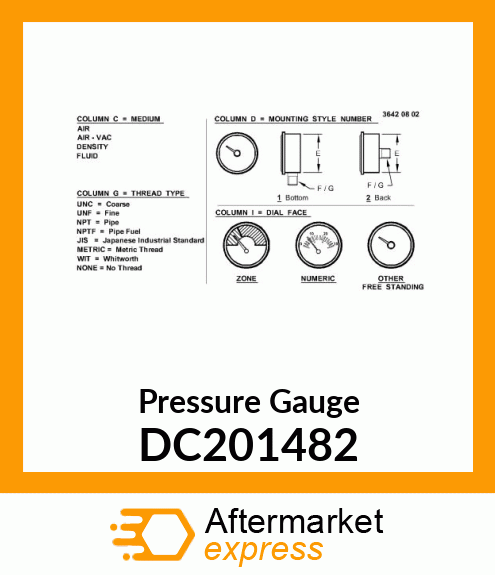 Pressure Gauge DC201482