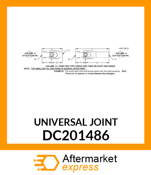 Universal Joint DC201486
