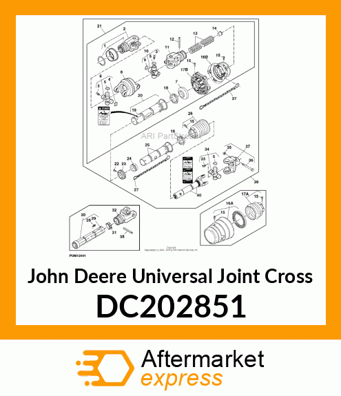 Universal Joint Cross DC202851