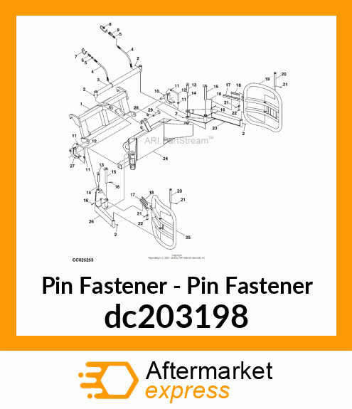 Pin Fastener dc203198