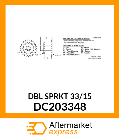 Chain Sprocket DC203348