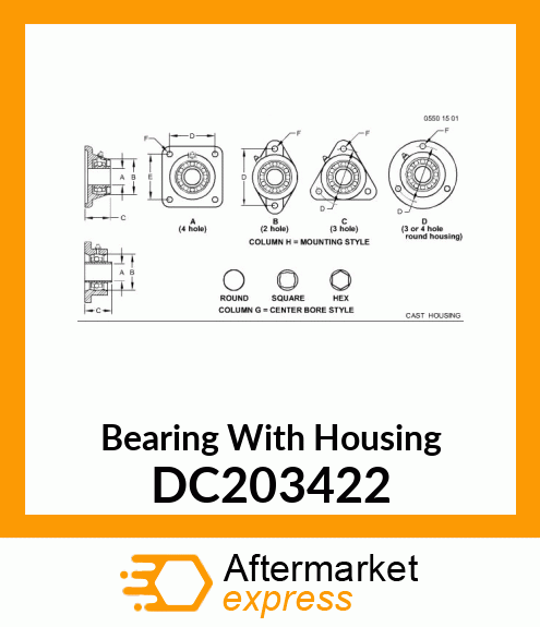 Bearing With Housing DC203422