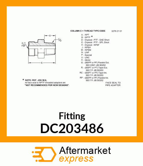 Fitting DC203486