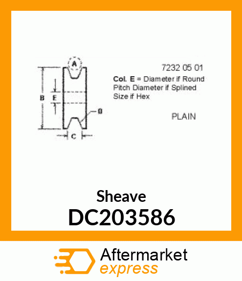 Sheave DC203586