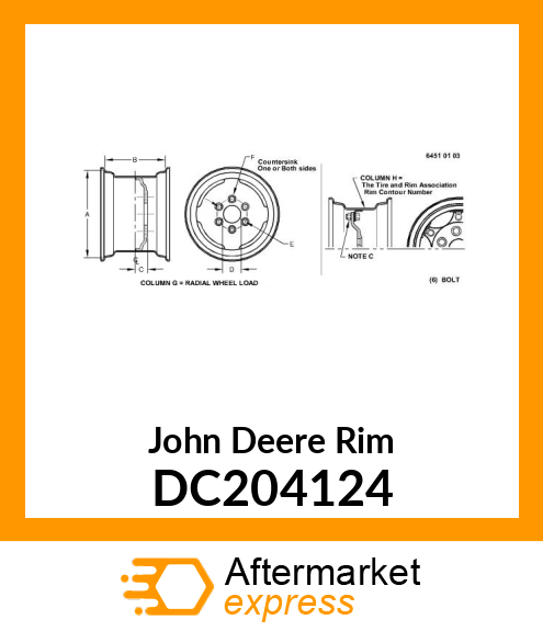 Rim DC204124