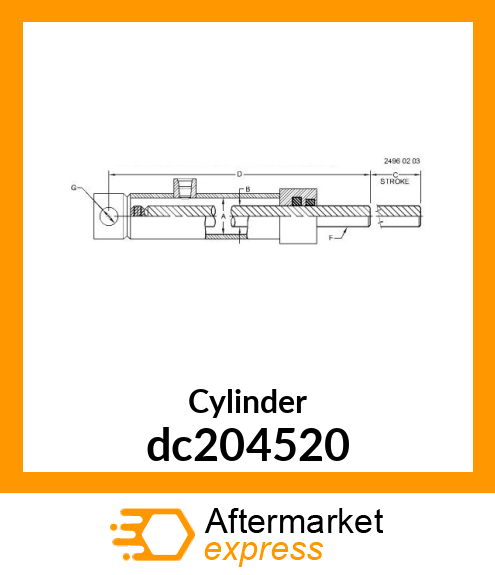 Cylinder dc204520