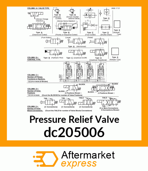 Pressure Relief Valve dc205006