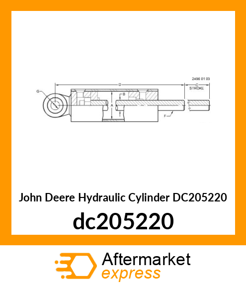 Hydraulic Cylinder dc205220