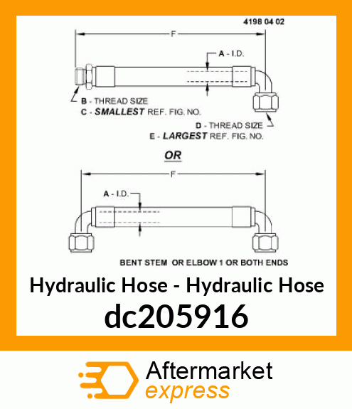 Hydraulic Hose dc205916