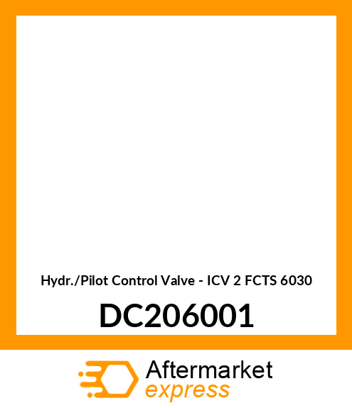 Hydr./Pilot Control Valve - ICV 2 FCTS 6030 DC206001