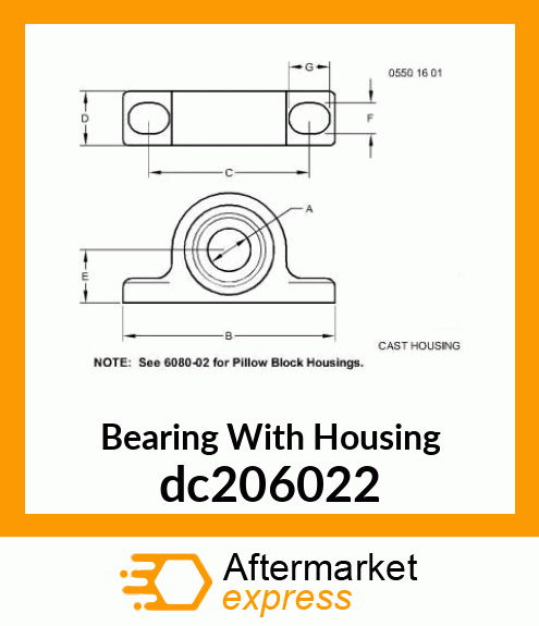 Bearing With Housing dc206022