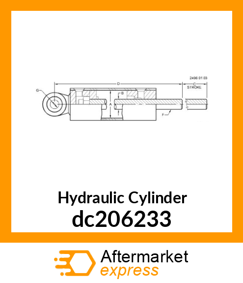 Hydraulic Cylinder dc206233