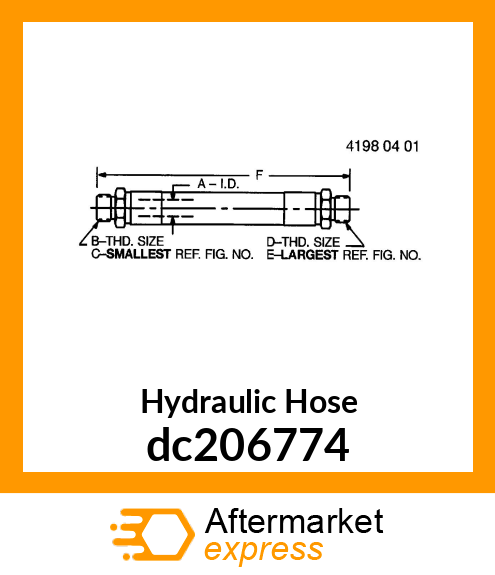 Hydraulic Hose dc206774
