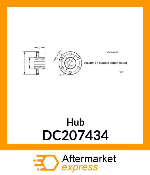 Hub DC207434