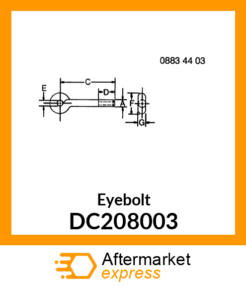 Eyebolt DC208003