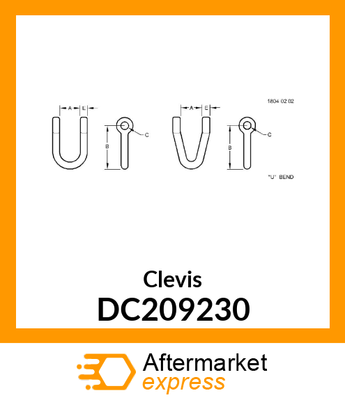 Clevis DC209230