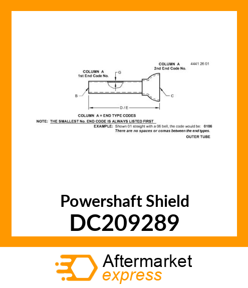 Powershaft Shield DC209289