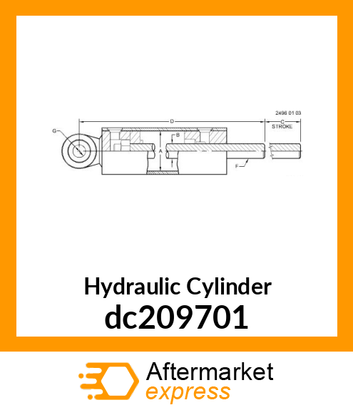 Hydraulic Cylinder dc209701