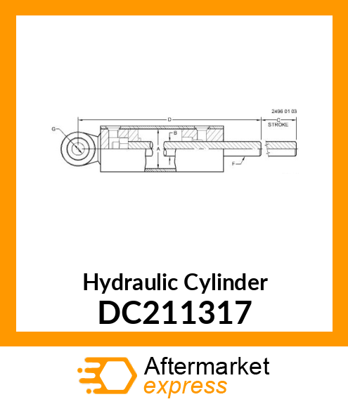 Hydraulic Cylinder DC211317