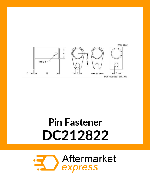 Pin Fastener DC212822