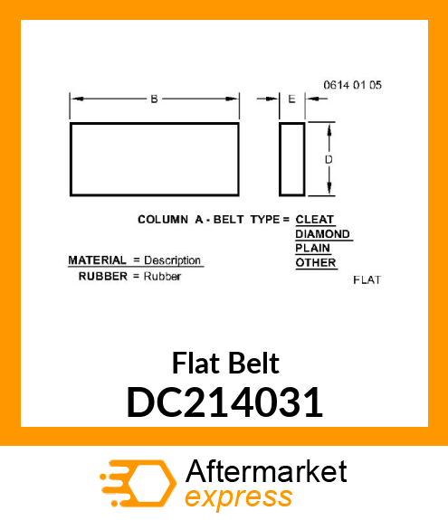 Flat Belt DC214031